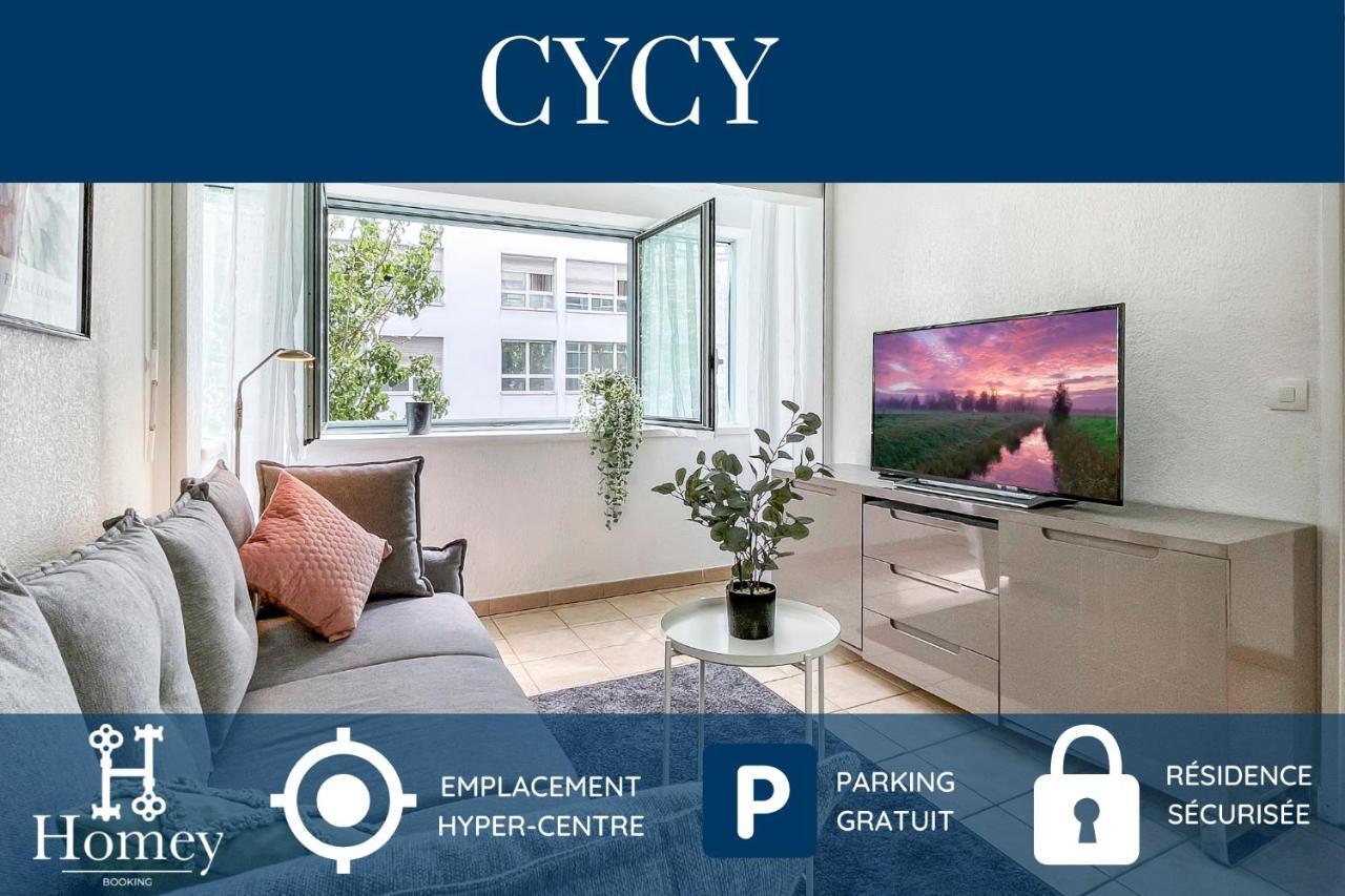 Homey Cycy - New / Free Parking / Hyper-Centre / Proche Geneve Annemasse Eksteriør bilde